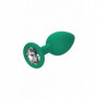 Kit anal plug butt in silicone con pietra mini maxi dilatatore dildo indossabile