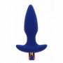 Plug anale vibrante dilatatore mini dildo liscio vibratore butt in silicone sex