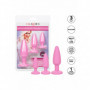 Plug anale in silicone kit dilatatore mini maxi indossabile con pietra dildo sex