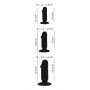 Fallo anale indossabile set dildo realistico mini maxi dilatatore plug butt nero
