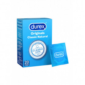 Preservativi DUREX Originals Classic 1x20 in lattice profilattici lubrificati