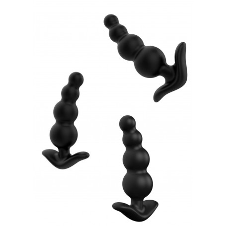 Plug anale in silicone kit dilatatore mini maxi indossabile dildo fallo a sfere