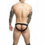 Perizoma uomo con anello fallico in metallo sexy tanga slip mutanda lingerie hot