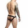 Perizoma uomo sexy tanga mutanda con anello fallico in metallo slip lingerie hot