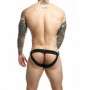 Perizoma uomo sexy tanga mutanda con anello fallico in metallo slip lingerie hot