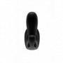 Vibratore triplo dildo vibrante vaginale anale stimolatore clitoride in silicone