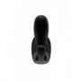 Vibratore triplo dildo vibrante vaginale anale stimolatore clitoride in silicone