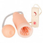 Masturbatore maschile bocca finta realistica pompa stimolatore massaggia pene