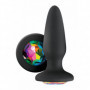 Plug anale maxi in silicone con pietra big dilatatore dildo liscio butt grande