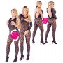 Tutina erotica donna set catsuit a rete fishnet intimo aperto bodystocking sexy