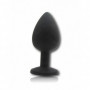 Plug anale con pietra dilatatore medio in silicone dildo indossabile but morbido