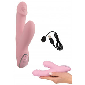 Vibratore rabbit in silicone realistico dildo vibrante vaginale clitoride puntoG