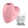 Stimolatore vaginale vibrante succhia clitoride in silicone vibratore CutieHeart