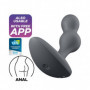 Vibratore anale in silicone dilatatore indossabile butt plug vibrante Deep diver