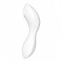 Vibratore vaginale doppio Curvy Trinity 5 succhia clitoride in silicone reale