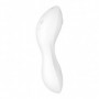 Vibratore vaginale doppio Curvy Trinity 5 succhia clitoride in silicone reale