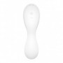 Vibratore vaginale doppio Curvy Trinity 5 succhia clitoride in silicone reale