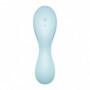 Vibratore vaginale per punto G succhia clitoride in silicone Curvy Trinity 5+