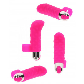 Vibratore da dito in silicone mini stimolatore vibrante vaginale massaggio anale