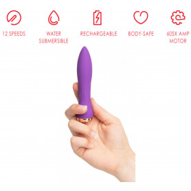 Vibratore vaginale in silicone mini dildo vibrante clitoride piccolo fallo anale