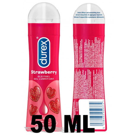 Lubrificante intimo a base acqua Durex aromatizzato fragola gel anale vaginale