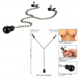 Pinzette per capezzoli bondage sexy morsetti giochi sadomaso nipple clamp fetish