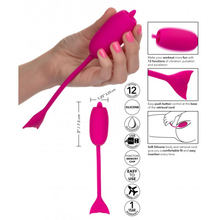 Ovetto vaginale in silicone ovulo mini vibratore stimolatore lingua vibrante sex