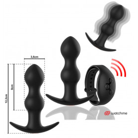 Vibratore anale in silicone dilatatore butt plug mini dildo vibrante indossabile