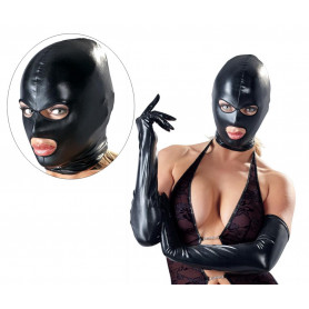 Maschera sadomaso cappuccio bondage integrale accessorio per giochi erotici bdsm