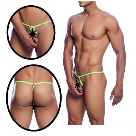 Perizoma sexy uomo g string micro tanga a vita bassa intimo aperto mini mutanda