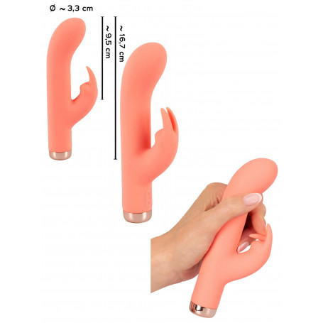 Vibratore rabbit mini dildo vibrante vaginale clitoride piccolo sex in silicone