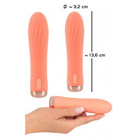 Vibratore piccolo in silicone morbido dildo vibrante vaginale stimolatore anale
