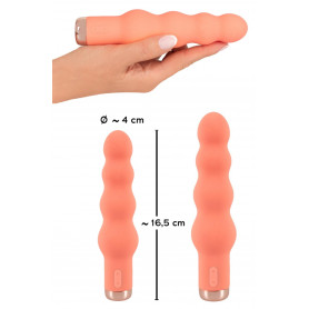 Vibratore a sfere in silicone mini dildo vibrante vaginale e anale fallo piccolo