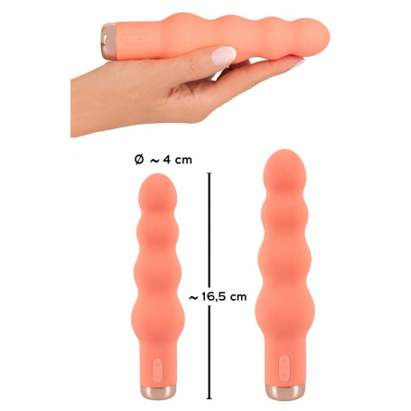 Vibratore a sfere in silicone mini dildo vibrante vaginale e anale fallo piccolo