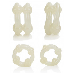 Anello fallico stimola erezione maschile kit cockring per pene ritardante uomo