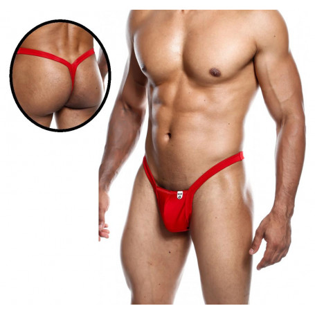 Perizoma uomo rosso Gstring sexy micro slip tanga mini mutanda biancheria intima