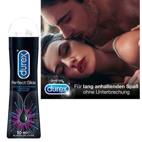Lubrificante intimo al silicone gel sessuale vaginale anale durex perfect glide