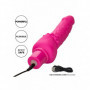 Vibratore in silicone realistico dildo vaginale fallo vibrante stimola clitoride