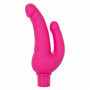 Vibratore doppio vaginale e anale in silicone reale dildo vibrante ricaricabile