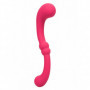 Vibratore doppio piccolo stimolatore vibrante anale vaginale in silicone mini