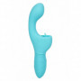 Vibratore vaginale rabbit doppio per punto G clitoride in silicone ricaricabile