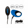 Anello fallico vibrante in silicone stimolatore clitoride cock ring ricaricabile