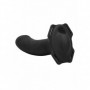 Imbracatura con vibratore vaginale anale in silicone realistico indossabile sexy
