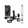 Imbracatura con vibratore vaginale anale in silicone realistico indossabile sexy