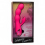 Vibratore vaginale succhia clitoride dildo a sfere fallo vibrante in silicone