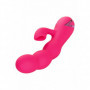 Vibratore vaginale succhia clitoride dildo a sfere fallo vibrante in silicone