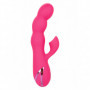 Vibratore vaginale succhia clitoride dildo a sfere fallo vibrante in silicone