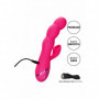 Vibratore vaginale succhia clitoride dildo a sfere fallo vibrante in silicone