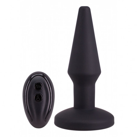 Plug anale vibrante in silicone dilatatore gonfiabile butt mini maxi vibratore