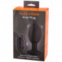 Plug anale vibrante in silicone dilatatore gonfiabile butt mini maxi vibratore